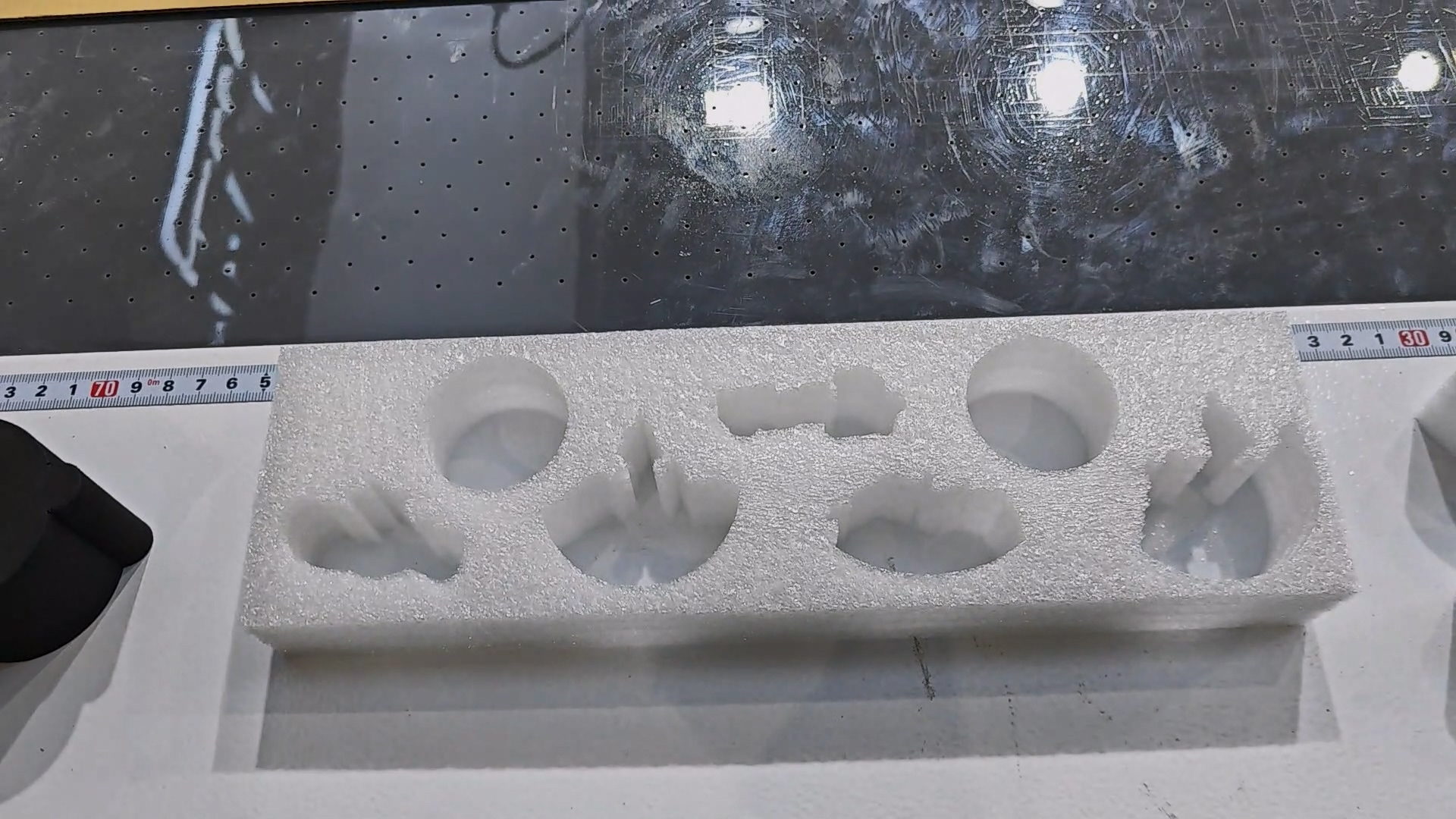 JWEI CNC foam cutting machine with automated loading system for mass production